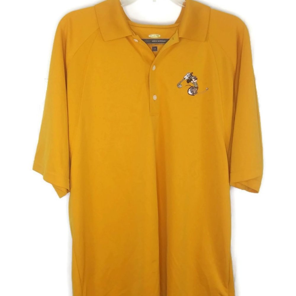 Greg Norman Stay Dry Mickey Mouse Embroidered Polo